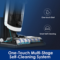 Tineco Floor One S3 bezprzewodowy bezprzewodowy odkurzacz do odkurzania na mokro i na sucho wielopowierzchniowa inteligentna bezprzewodowa podkładka podłogowa ręczna aplikacja gospodarstwa domowego 3